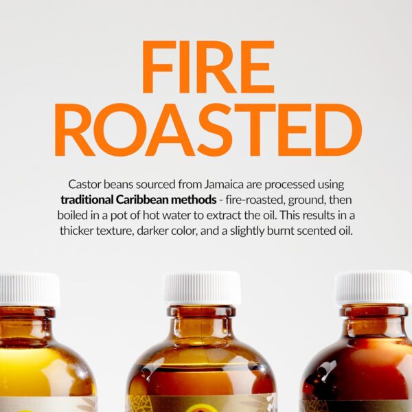 Tropical Isle Living Jamaican Black Castor Oil | Rich in Vitamin E, Omega Fatty Acids & Minerals | for Hair Growth Oil, Skin Conditioning, Eyebrows & Eyelashes, Scalp and Nail Care (227ml) - Image 4