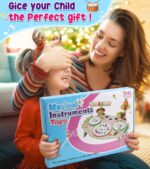 Subtail Kids Drum Kit - Musical Instruments for 2-4 Year Old Boys & Girls - Wooden Baby Drum Set - Toddler Toys & 1st Birthday Gifts, HW00793 - Image 7