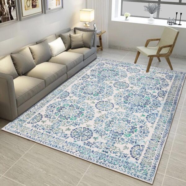 Helthep Area Rug, Ultra-Soft and Luxurious Comfort Washable No-Shedding Non-Slip Rugs for Living Room,Bedroom,Dining Room, Nursery Room,and Hallways （Teal 36inches×60inches） - Image 7