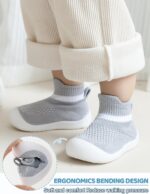 Maeau - Baby First Walking Shoes Baby Boys Girls Sock Shoes Infant Toddler Sock Slipper Anti-Slip Trainers Indoor Outdoor for Holiday Party Gift - Image 6