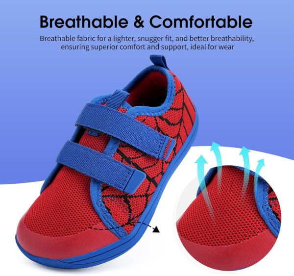 Kids Wide Barefoot Shoes Boys Girls Minimalist School Walking Shoes Trail Running Shoes Walking Sneaker - Image 3