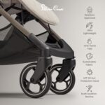 Silver Cross - Clic Compact Pushchair - Travel Stroller - Foldable & Lightweight Stroller - Cabin Size - Newborns to 4 years - Almond - Image 4