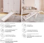 MAMOI® Wooden slide for climbing frame, Indoor baby gym accessories for kids, Small and big toddler slide for climbing triangle, Outdoor child's slides for garden, Childrens toys - Image 4