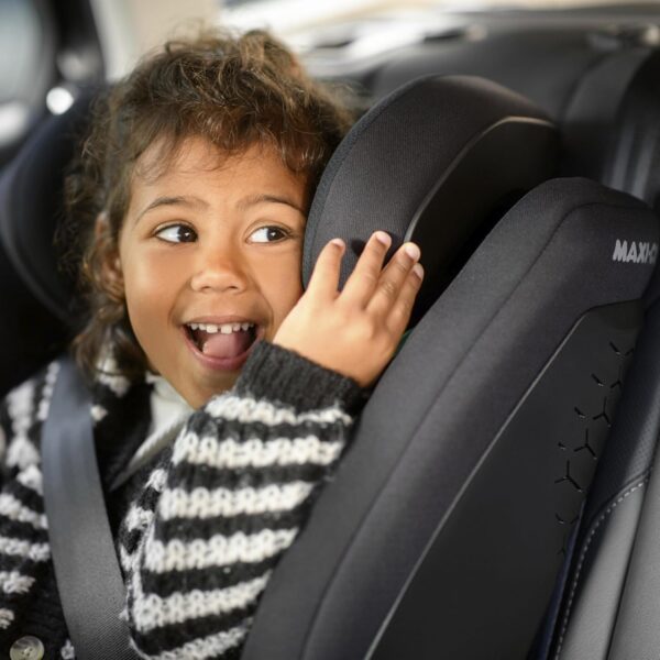 Maxi-Cosi RodiFix S i-Size, High Back Booster Seat, 3.5-12 Years (100-150 cm), Child Car Seat, 3 Recline Positions, Adjustable Height/Width, G-Cell Side Impact Protection, AirProtect, Tonal Black - Image 10