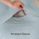 Muslin Baby Cover for Newborn, Soft and Breathable 100% Cotton Lounger Slipcover Neutral, Pack of 2(Dark Blue) - Image 5