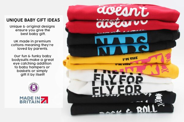 Baby Moo's Leopard Print Baby Grow | Unisex Black & White Animal Print Cute Bodysuit Vest - Unique & Trendy New Parents & Baby Gifts - Image 6