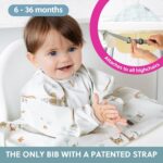BIBaDO - Long Sleeve Baby Bibs - Babies & Toddlers 6-36 Months - Coverall Baby Led Weaning Bib - Easy Wipe, Soft & Waterproof - Image 2