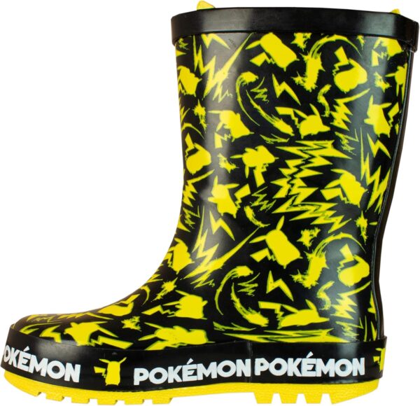 Pokemon Kids Wellington Boots Pikachu - Image 3