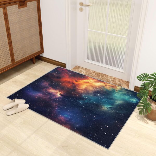 Galaxy Rugs for Kids Bedroom - Boys Space Rug, Fantasy Universe Rugs for Living Room Bedroom, Washable Non Slip Soft Small Carpet, Patterned Area Rugs & Home Decor 50x80 cm - Image 4