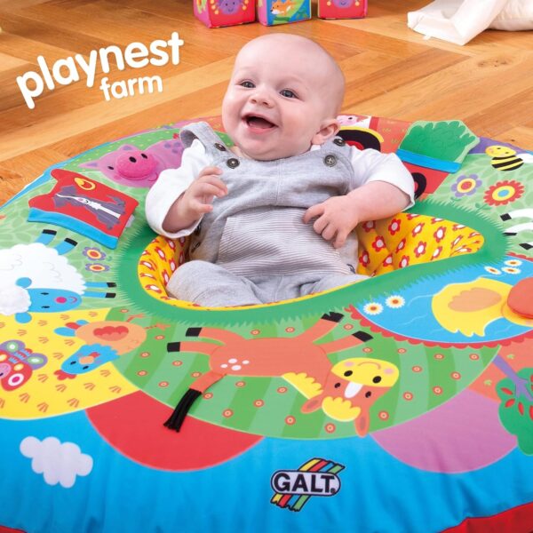 Galt Toys, Playnest - Farm, Baby Activity Center & Floor Seat, Ages 0 Months Plus - Image 5
