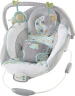 Ingenuity, Soothing Baby Bouncer Chair with Soothing Vibrating Infant Seat, Morrison - 0-6 Months & Infantino Flip Advanced 4-in-1 Grey Carrier - Ergonomic, convertible - Image 2
