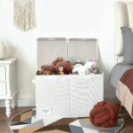 GRANNY SAYS Extra Large Storage Box, Pack of 1 Toy Storage Box, Foldable Storage Box with Lid, Toy Baskets for Kids, Toy Chest White Storage Box for Organising Baby Child's Living Room Toys and Stuff - Image 6