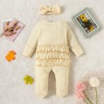 Cokbyavla Unisex Baby Long Sleeve One Piece Bodysuit Spring Toddler Boy Outfit Baby Girl Jumpsuit 6-9 Months Infant Boys Romper 18 Months Baby Bear Costume 12-18 Months B - Image 4