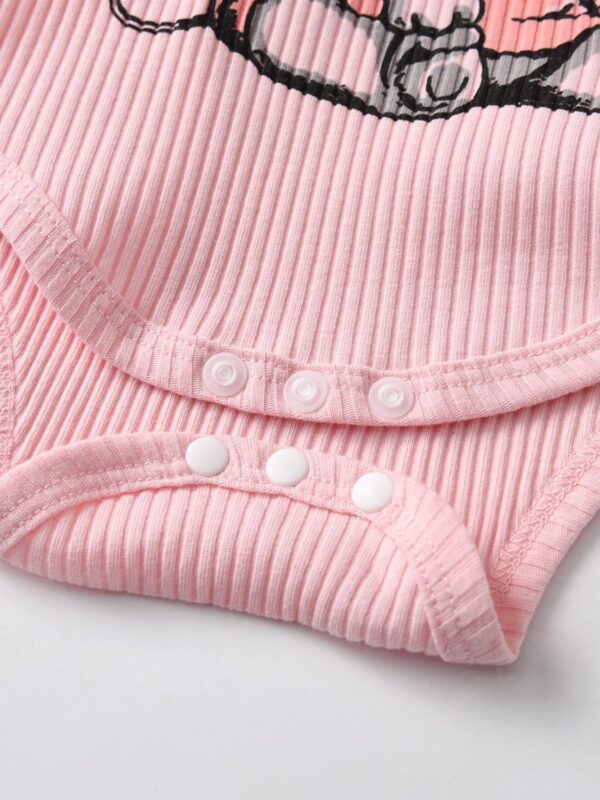 Planooar Baby Girl Clothes Outfit Ruffle Elephant Print Long Sleeve Tops+ Pants + Headband - Image 5