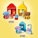 LEGO DUPLO My First Daily Routines: Bath Time Playset, Toddler Learning Toys for Girls & Boys 18 Months Plus, with 2 Elephant Toy Animal Figures, Helps Preschool Kids Role-Play Potty Training 10413 - Image 6