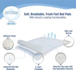 DryEze Super Absorbent Disposable Incontinence Bed Pads for Mattress Furniture Sofa Chair Protector Pet Training, Puppy Pad - High Absorbency Mats (60x60 cm (Pack of 25)) - Image 3