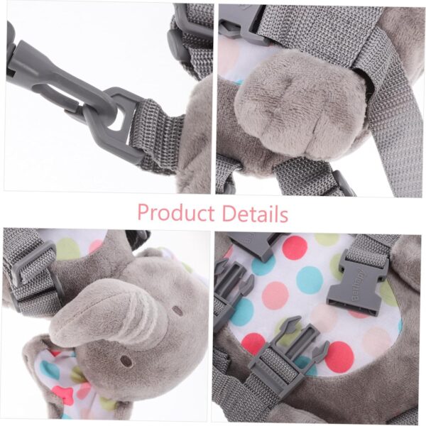 Vaguelly Safety Backpack for Kids Elephant Design with Anti-Lost Leash for Toddlers - Image 8