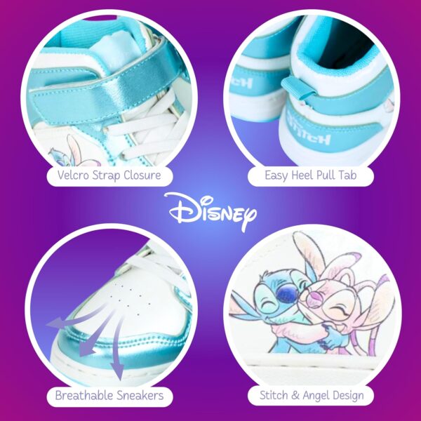 Disney Stitch Shoes Girls, Stitch and Angel High Sports Shoes, Gift for Girls and Teenagers, Sizes EU 30 to 35 - Image 6