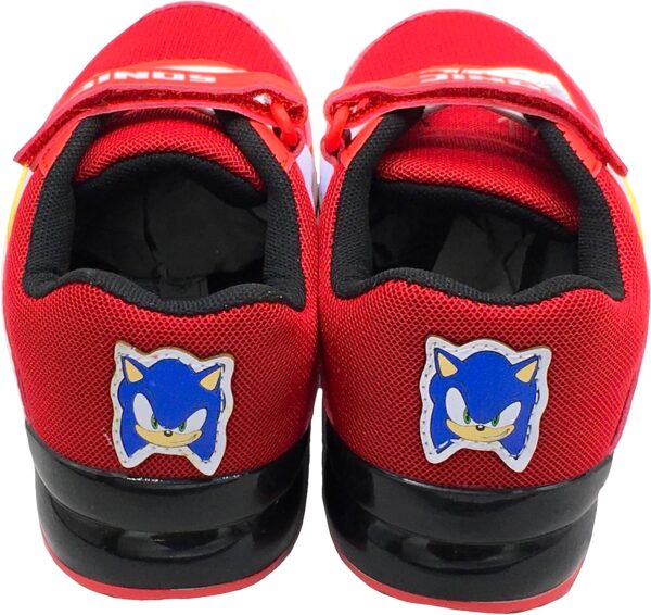 Sonic The Hedgehog, Boys or Girls Trainers with Flashing Lights, Red, Size 8-3 - Image 4