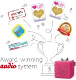 tonies Toniebox Julia Donaldson Bundle Incl. 1 Creative and 3 Characters, The Gruffalo, Zog, and Highway Rat, Kids Presents, Screen-Free Audiobooks and Kids Music Player, Early Learning Toys, Pink - Image 7