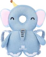 Bebamour Baby Walkers Protective Baby Sit Me Up Toddler Adjustable Baby Head Protection Safety Pad Backpack Wear for Crawling - Image 2