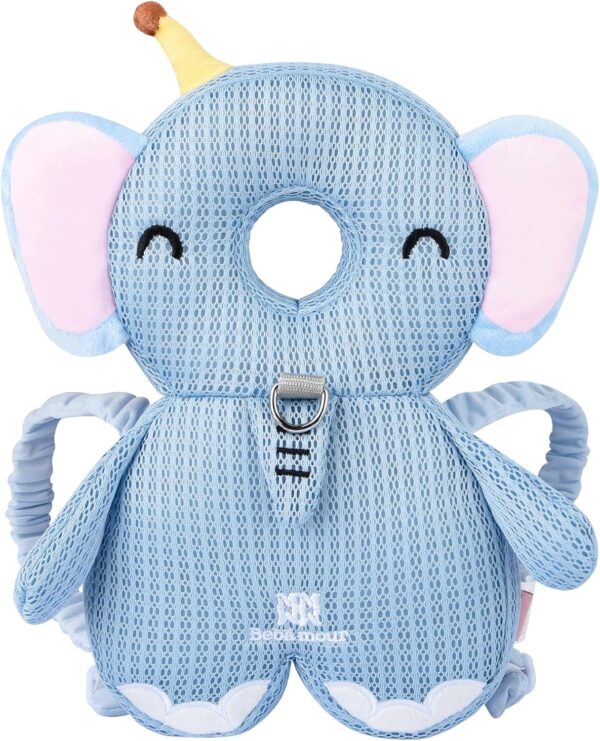 Bebamour Baby Walkers Protective Baby Sit Me Up Toddler Adjustable Baby Head Protection Safety Pad Backpack Wear for Crawling - Image 2