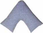 JaaZ Textile Big List Of MANY PATTERNS PRINTED & PLAIN DYED V Shape Pillow Cases Ideal For Back & Neck Support, Pregnancy and Nursing. (Set Of Two (2 Pieces), Pattern 7)