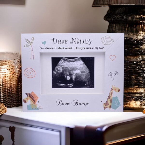 Baby Announcement Nanny to be Scan Photo Frame Gift - Image 5