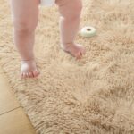 Przemy Fluffy Bedroom Rug 2 x 6 Ft Area Rugs for Living Room, Super Soft Shag Rug, Indoor Modern Fluffy Carpet Rugs for Bedroom Kids Girls Room Dorm Home Decor, Non-Slip Plush Nursery Rug, Beige - Image 6