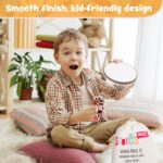 Stoie's International Wooden Musical Instruments Toddlers, Percussion Instruments, Baby Instruments, Baby Musical Instruments, Baby Musical Instrument, Musical Instruments Baby Tambourine (TM2031) - Image 4