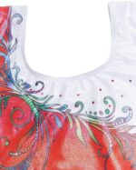 Gogokids Girls' Three-Piece Longsleeve Gymnastics Leotard Set - Kids Gymnastics Outfits with Gradient Sequin Design Includes Leotard, Shorts and Hair Tie, Sparkling Ballet Unitards for Ages 3-12 - Image 8