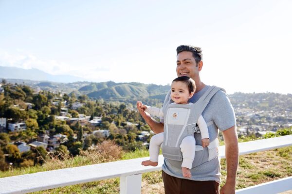 Ergobaby Alta Hip Seat Baby Carrier with Baby Seat for Babies and Toddlers from 4 Months (5.5 kg - 20.4 kg), Carrier with SoftFlex Mesh, Pearl Grey - Image 12