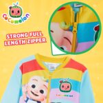 CoComelon Onesie for Kids All in One Pyjamas Boys Girls Fleece Pjs JJ Zipped Unisex Nightwear - Image 4