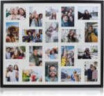 8/9/10/12/16/20 Photos Large Multi Picture Frame Collage Aperture Decor Memories-20 Aperture-Black - Image 2