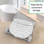 Ingenuity Foldaway 2-Position Baby Bath Seat, Adjustable Support for Sink or Bathtub, Ages 0-6 Months up to 20 Pounds, Machine-Washable Sling - Image 6
