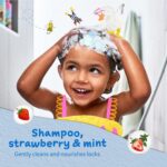 Childs Farm Kids Shampoo, Strawberry and Organic Mint, All Hair Types, Detangles and Nourishes, Suitable for Dry, Sensitive and Eczema-prone Skin and Scalp, 500 ml - Image 2