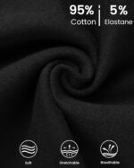 JOCMIC 5 Pack Girls Leggings Full Length Kids Toddler School Trousers Pants 5-14 Years - Image 5