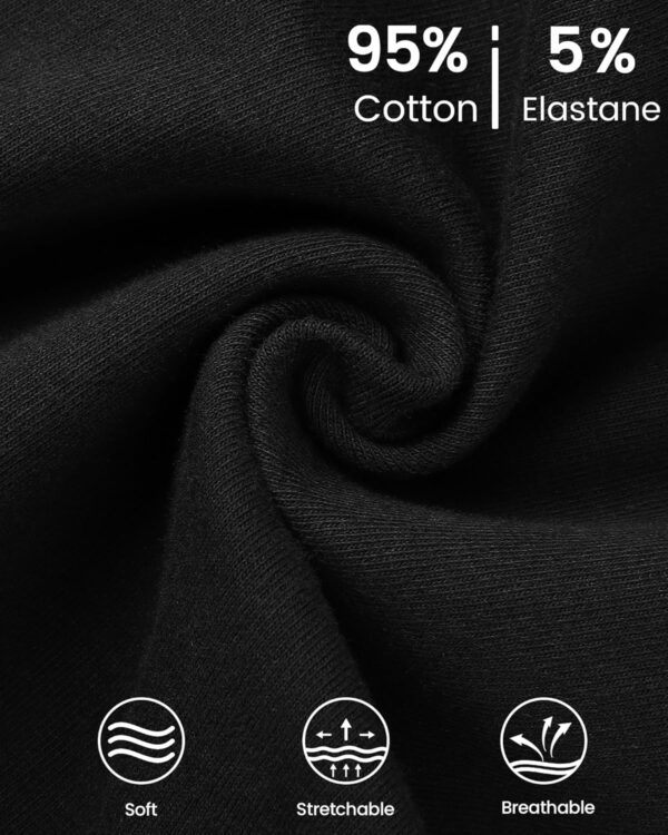 JOCMIC 5 Pack Girls Leggings Full Length Kids Toddler School Trousers Pants 5-14 Years - Image 5