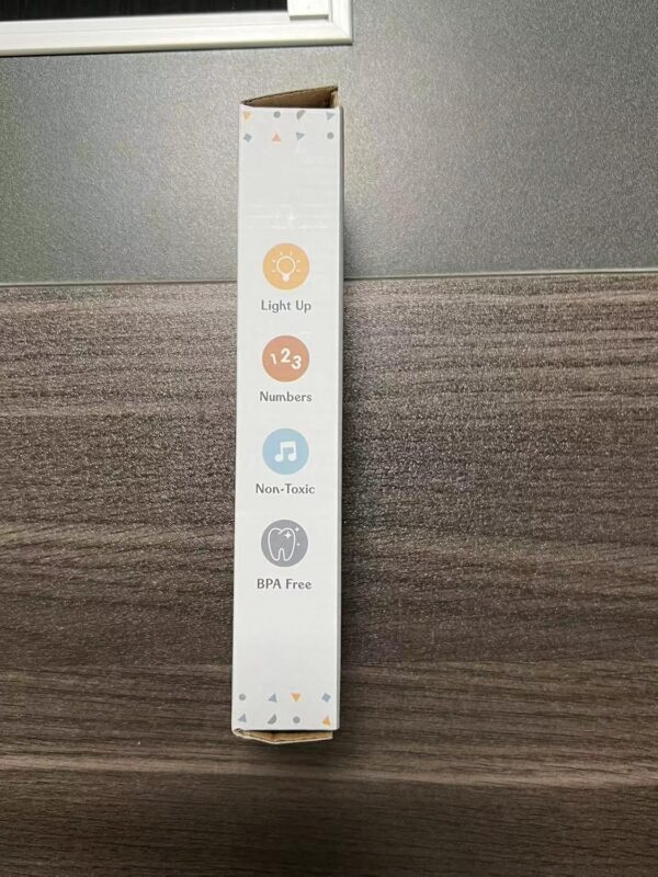 Bambebe Baby TV Remote Control Toy with Music Sound and Soft Light, Toddler Realistic Play TV Remote Toys Early Educational Learning Toy with 3 Language, Musical Baby Sounds Toys 6 12 18 Months - Image 10