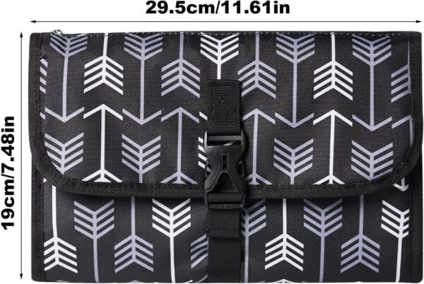 demaxiyad Portable Changing Mat,Foldable Babies Diaper Changing Pad Babies Changing Mat - Waterproof Portable Diaper Changing Station Diaper Changer Travel Bag - Image 6