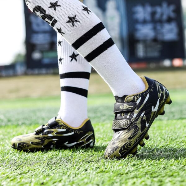 Boys Football Boots Kids Girls Astro Turf Trainers Athletics Sport Soccer Shoes Teenager Profession Competition Outdoor Football Shoes Sneakers Unisex - Image 6