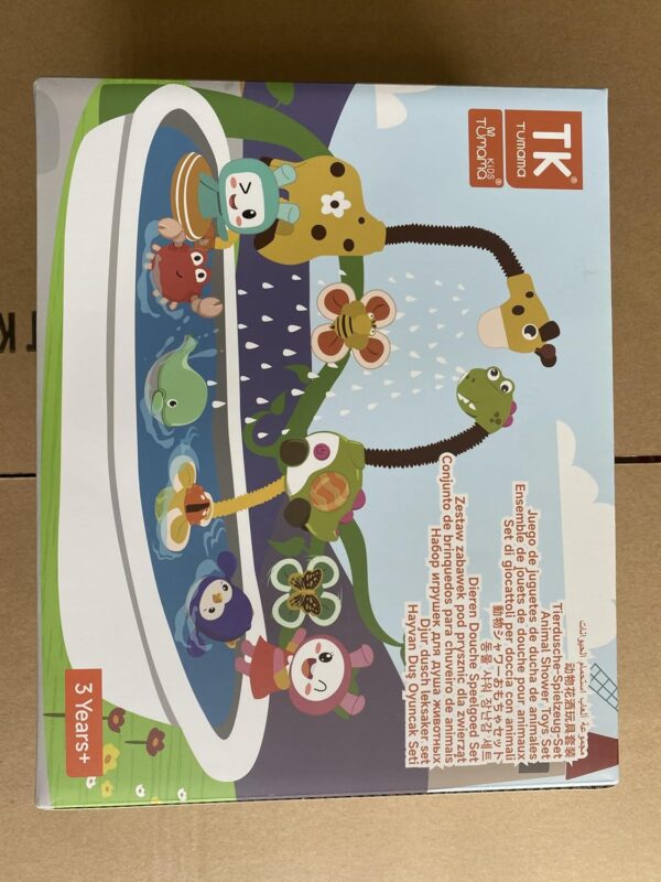 TUMAMA Kids Bath Toy Baby from 1 Year, Children's Shower Bath Toy from 1 2 3 4 5 6 Years with 3 Wind-Up Toys, Water Toy Children's Shower for the Wall, Bathtub Water Toy - Image 7