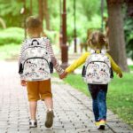 ISAOA Toddler Backpack with reins, Kids Anti-Lost Rucksack with Safety Harness,Doodle Cow with Flower Backpack for Boys and Girls Baby Preschool Mini Bag with Leash,S - Image 6