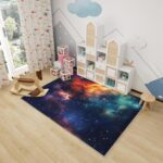 Galaxy Rugs for Kids Bedroom - Boys Space Rug, Fantasy Universe Rugs for Living Room Bedroom, Washable Non Slip Soft Small Carpet, Patterned Area Rugs & Home Decor 50x80 cm - Image 3