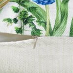 Bonhause Spring Flower Cushion Covers 45 x 45 cm Garden Floral Decorative Throw Pillow Covers for Sofa Bed Home Garden Outdoor Summer Spring Decor Set of 4 - Image 5