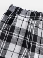 Naiyafly Kids Pajamas Set Plaid Button Down Pyjamas for Girls Boys Toddler Christmas Sleepwear Baby PJS 2 Piece Shirts Tops Pants Nightwear Homewear 18 Months - 6 Years - Image 7