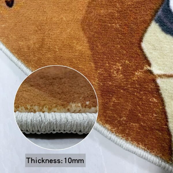 USTIDE Thick Kids Rug Play Mat,Cartoon Construction Area Rug Excavator Digger Kids Carpet Boys Girls Bedroom Rugs Floor Carpet Playroom Rug Nonslip Crawling Mat Plush Nursery Rug 120x180cm - Image 5