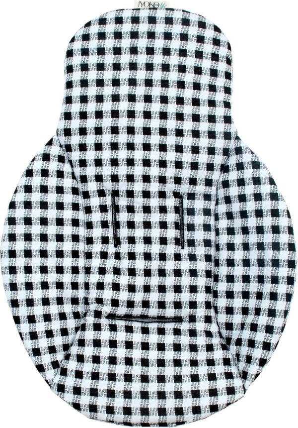 JYOKO Kids Cotton Reducer Cushion for Baby Bouncer Chair Compatible with Mamaroo 4moms Rockaroo Rocker (Vichy) - Image 5