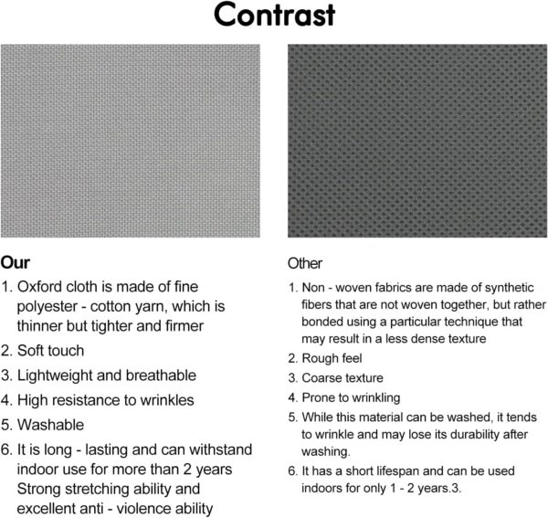 Lirex Medium and Large Handbag Hanging Organizer, 6 Pockets Foldable Hanging Purse Organizer Oxford Cloth Handbag Storage Hanger Universal Fit Closet Organizer for Family Closet Bedroom, Grey - Image 5