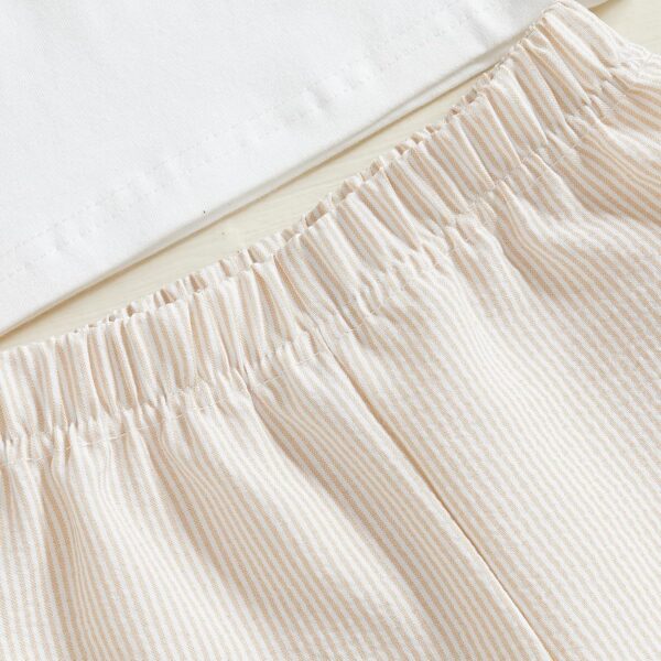 PanLidapan Baby Boys Easter Outfits Summer Clothes Short Sleeve Bunny Print T-Shirt Shorts Toddler 2 Piece Clothes Set Shorts Set Tracksuit - Image 5